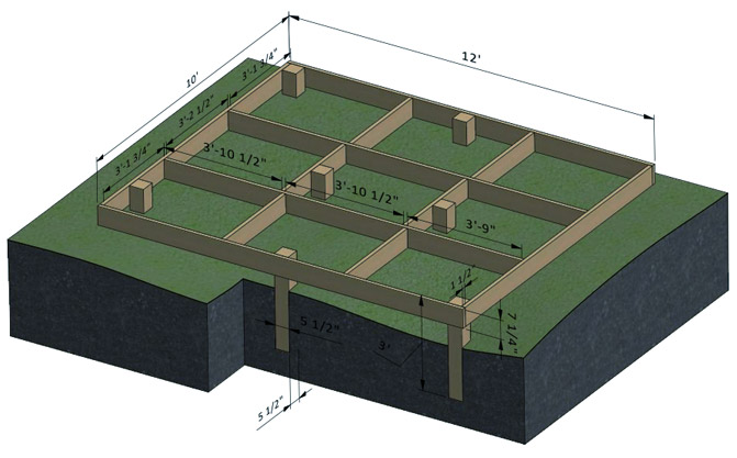 timber frame foundation